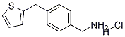 4-(噻吩-2-甲基)苄胺盐酸盐 结构式