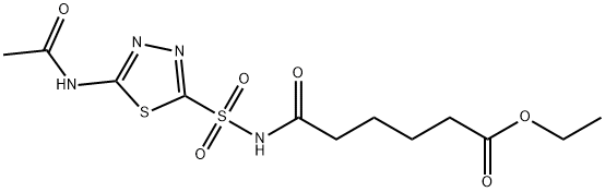 acetazolamide adipate ethyl ester 结构式