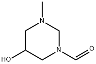 1(2H)-Pyrimidinecarboxaldehyde, tetrahydro-5-hydroxy-3-methyl- (9CI) 结构式