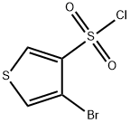 4-溴-3-噻吩磺酰氯 结构式