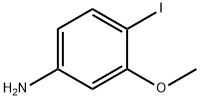 4-碘-3-甲氧基苯胺 结构式