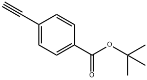 4-乙炔基苯甲酸叔丁酯 结构式