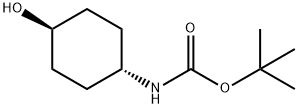 反-4-BOC-氨基环己醇 结构式