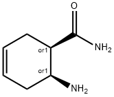 顺-2-氨基-4-环己烯-1-甲酰胺 结构式