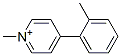 1-methyl-4-(2-methylphenyl)pyridinium 结构式