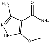 1H-Pyrazole-4-carboxamide,3-amino-5-methoxy-(9CI) 结构式