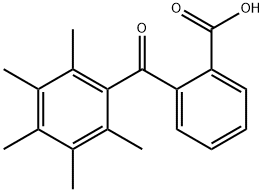 2-(五甲基苯甲酰)苯甲酸 结构式