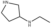 3-(乙氨基)吡咯烷 结构式