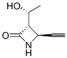 2-Azetidinone, 4-ethynyl-3-(1-hydroxyethyl)-, [3S-[3alpha(S*),4beta]]- (9CI) 结构式