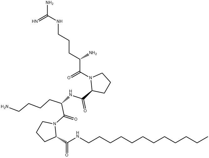 arginyl-prolyl-lysyl-prolyl-dodecane 结构式