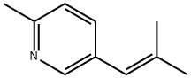 Pyridine, 2-methyl-5-(2-methyl-1-propenyl)- (9CI) 结构式