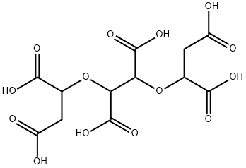 3,6-Dioxaoctane-1,2,4,5,7,8-hexacarboxylic acid 结构式