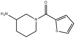 1-(2-thienylcarbonyl)-3-piperidinamine(SALTDATA: HCl) 结构式