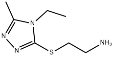 2-[(4-ethyl-5-methyl-4H-1,2,4-triazol-3-yl)thio]ethanamine(SALTDATA: 2HBr) 结构式
