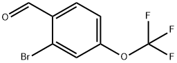 2-溴-4-(三氟甲氧基)苯甲醛 结构式