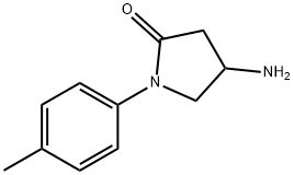 4-氨基-1-(4-甲基苯基)-2-吡咯烷酮 结构式