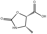 5-Oxazolidinecarboxylicacid,4-methyl-2-oxo-,(4S-cis)-(9CI) 结构式