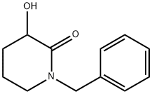 1-苄基-3-羟基-2-哌啶酮 结构式