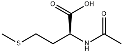 N-乙酰-DL-蛋氨酸 结构式