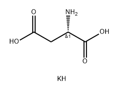 L-天冬氨酸钾 结构式