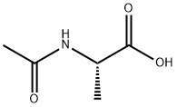 N-乙酰-DL-丙氨酸 结构式