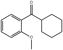 环己基(2-甲氧基苯基)甲酮 结构式