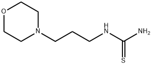 3-(吗啉-4-基)丙基]硫脲 结构式