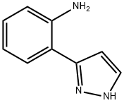 2-(1H-3-吡唑)苯胺 结构式