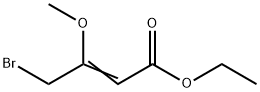 ETHYL 4-BROMO-3-METHOXYBUT-2-ENOATE 结构式