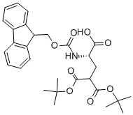 FMOC-GLA(OTBU)2-OH 结构式