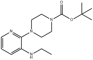 4-(3-ETHYLAMINO-PYRIDIN-2-YL)-PIPERAZINE-1-CARBOXYLIC ACID TERT-BUTYL ESTER 结构式