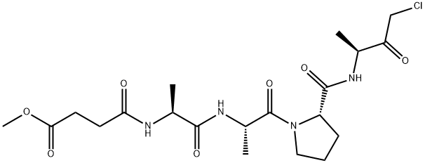 MEOSUC-ALA-ALA-PRO-ALA-CHLOROMETHYLKETONE 结构式