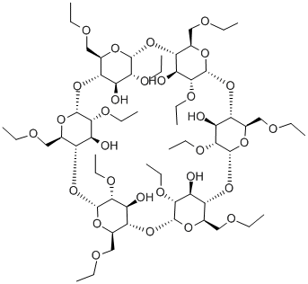 2,6-二-O-乙基-Β-环糊精 结构式