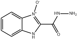 1H-Benzimidazole-2-carboxylicacid,hydrazide,3-oxide(9CI) 结构式