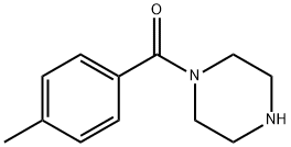 1-(4-甲基苯甲酰基)哌嗪 结构式