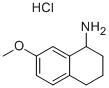 7-甲氧基四氢萘-1-胺 结构式