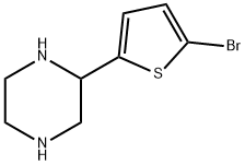 2-(5-Bromothiophen-2-yl)piperazine