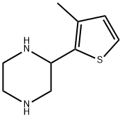 Piperazine, 2-(3-methyl-2-thienyl)- (9CI) 结构式