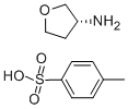 (R)-(+)-3-氨基四氢呋喃对苯磺酸盐 结构式