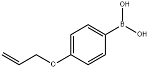 (4-烯丙氧基苯基)硼酸 结构式