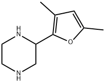 Piperazine, 2-(3,5-dimethyl-2-furanyl)- (9CI) 结构式