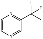 2-(1,1-Difluoroethyl)pyrazine 结构式