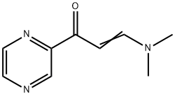 3-(二甲基氨基)-1-(2-吡嗪)-2-丙烯-1-酮 结构式