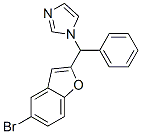 1-((5-Bromo-2-benzofuranyl)phenylmethyl)-1H-imidazole 结构式