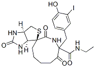 biotinylamidoethyl-3-(3-iodo-4-hydroxyphenyl)propionamide 结构式