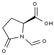 L-Proline, 1-formyl-5-oxo- (9CI) 结构式