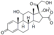 methyl 11,17,21-trihydroxy-3,20-dioxopregna-1,4-diene-16-carboxylate 结构式