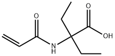 Butanoic  acid,  2-ethyl-2-[(1-oxo-2-propenyl)amino]-  (9CI) 结构式