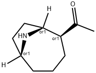 Ethanone, 1-(9-azabicyclo[4.2.1]non-2-yl)-, exo- (9CI) 结构式