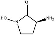 (-)-3-氨基-1-羟基-2-吡咯酮 结构式
